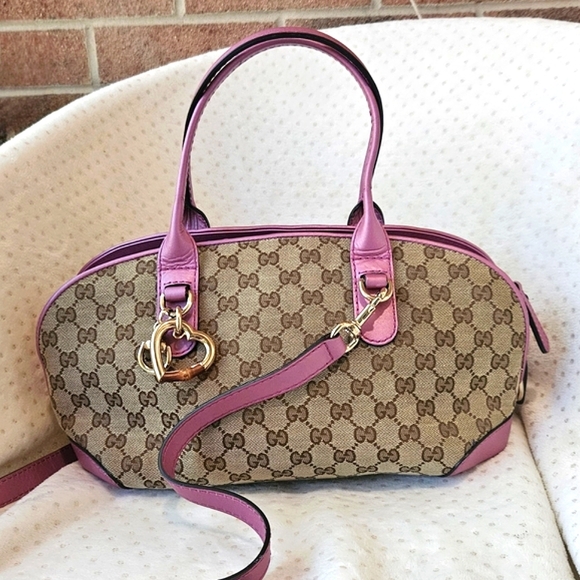 GORGEOUS RARE Authentic Gucci Pink Satchel - Picture 2 of 15